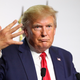 Donald Trump, full time white supremacist and part time president, at the G7 summit in Biarritz, France on August 26, 2019.